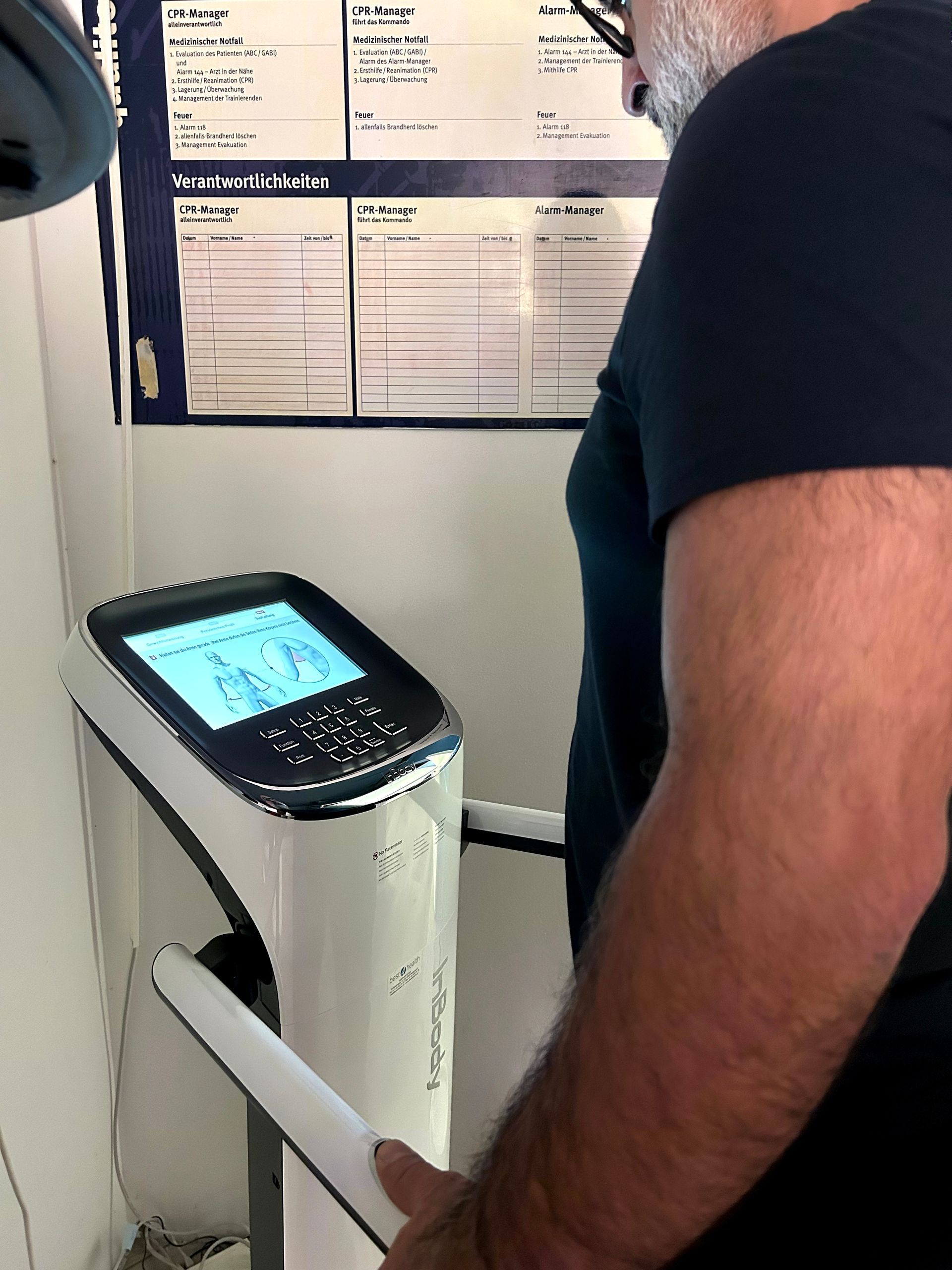 Gesunheitanalyse GYM medico Basel und GYM medico Birsfelden