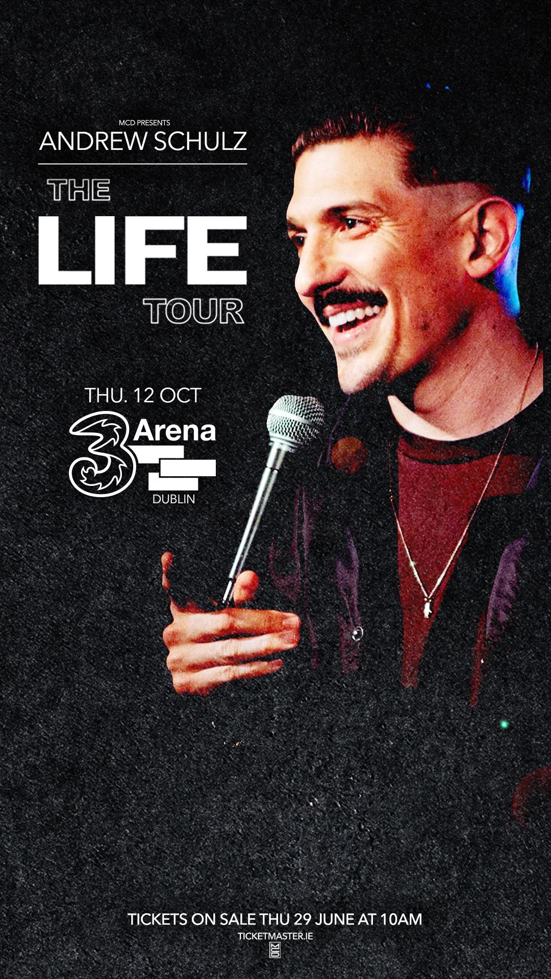 Andrew Schulz The Life Tour 3Arena Dublin Date Confirmed