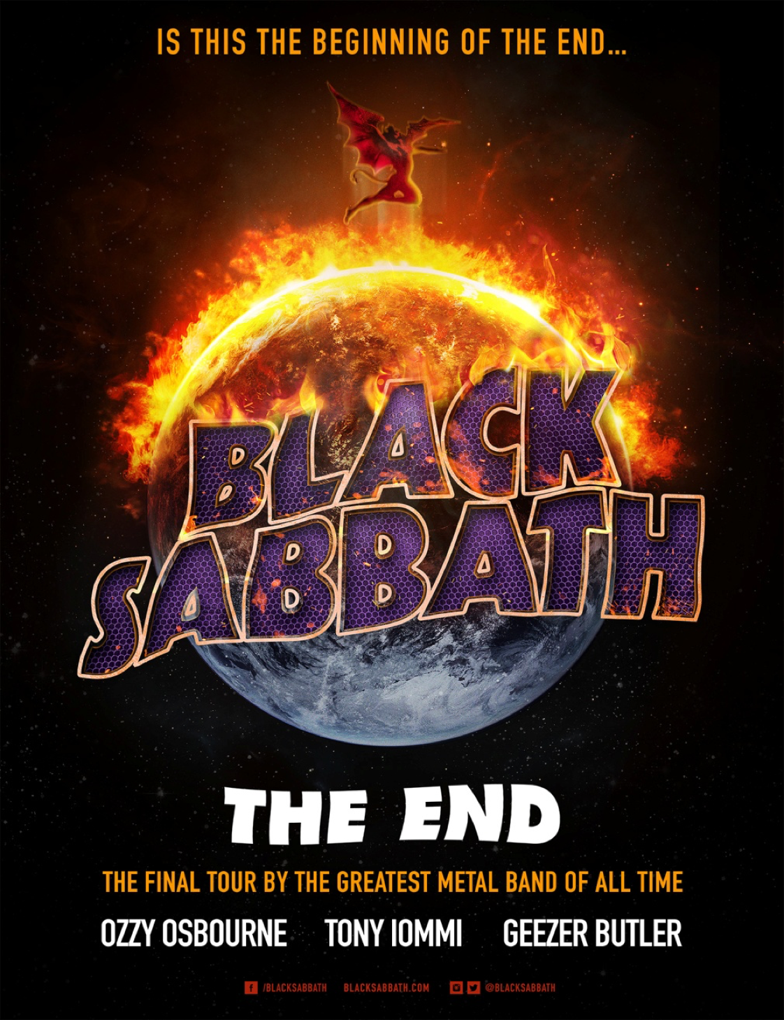 Black Sabbath The End Artwork