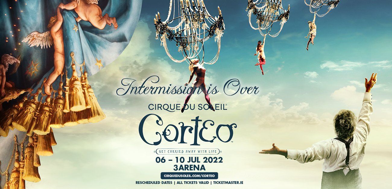 CORTEO, one of the best-loved Cirque du Soleil productions returns with first European performances after  818 days.