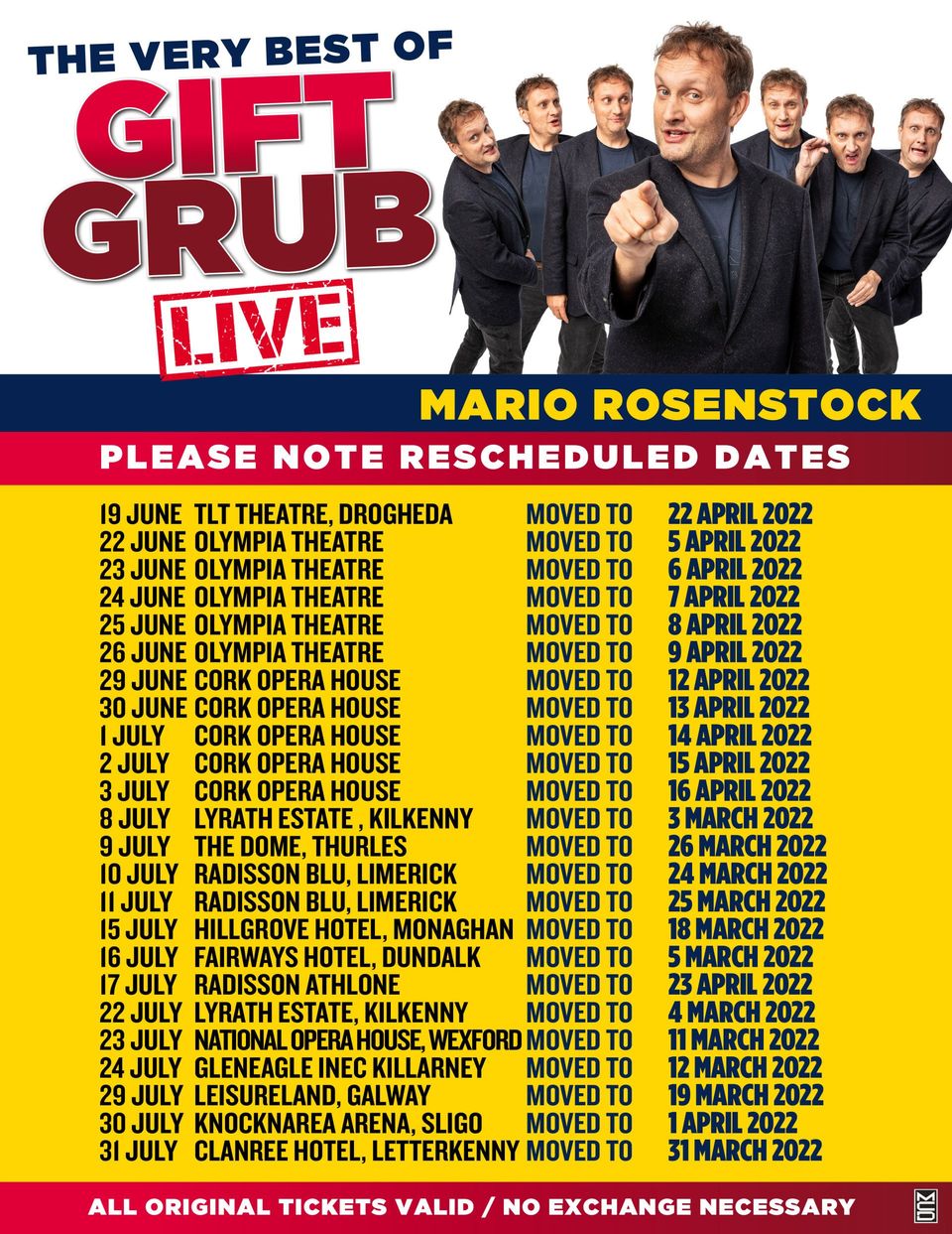 Gift Grub Live Rescheduled