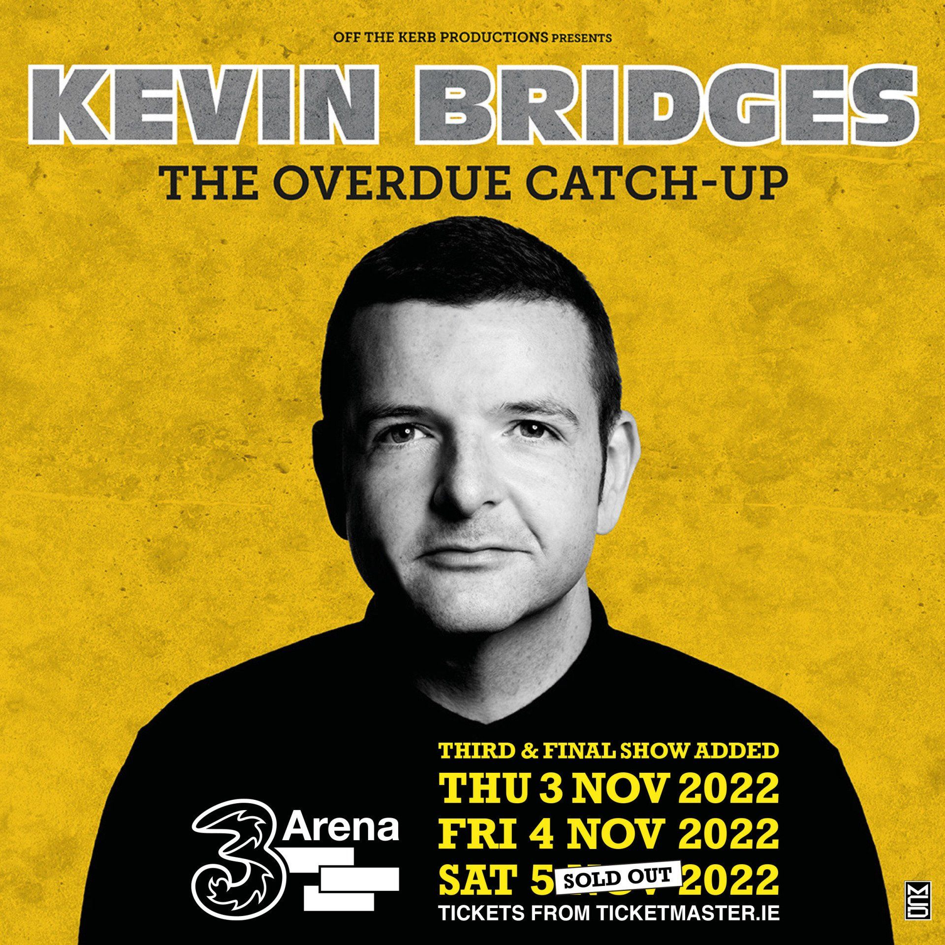 Kevin Bridges Adds Third and Final 3Arena, Dublin Show