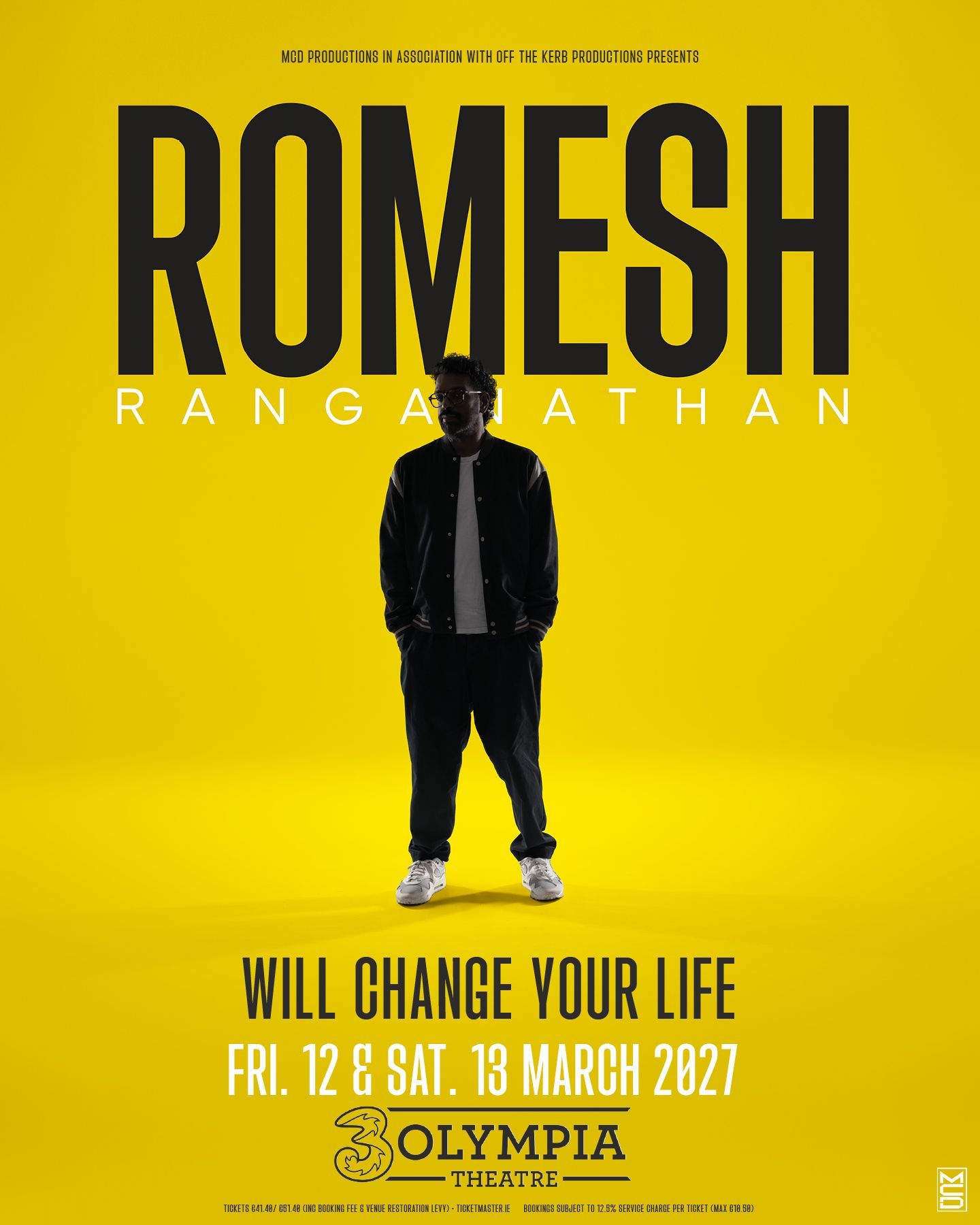 Romesh Ranganathan brings his brand-new stand-up show ‘Romesh Ranganathan – Will Change Your Life’ t