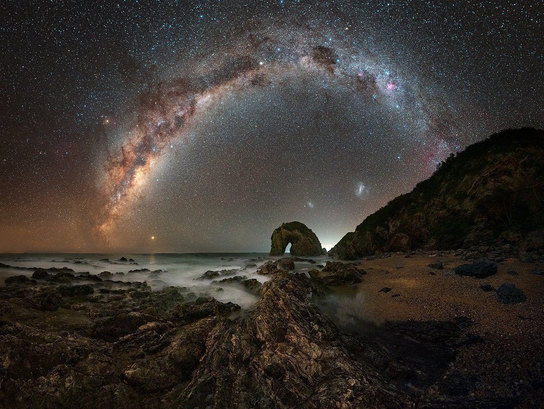 Startrails and star gazing on the South Coast, NSW