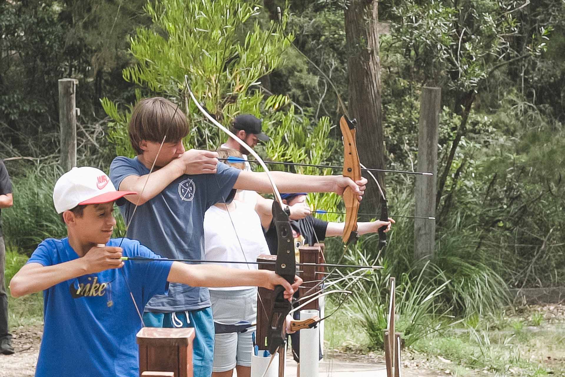 Archery at Kianinny Bush Cottages