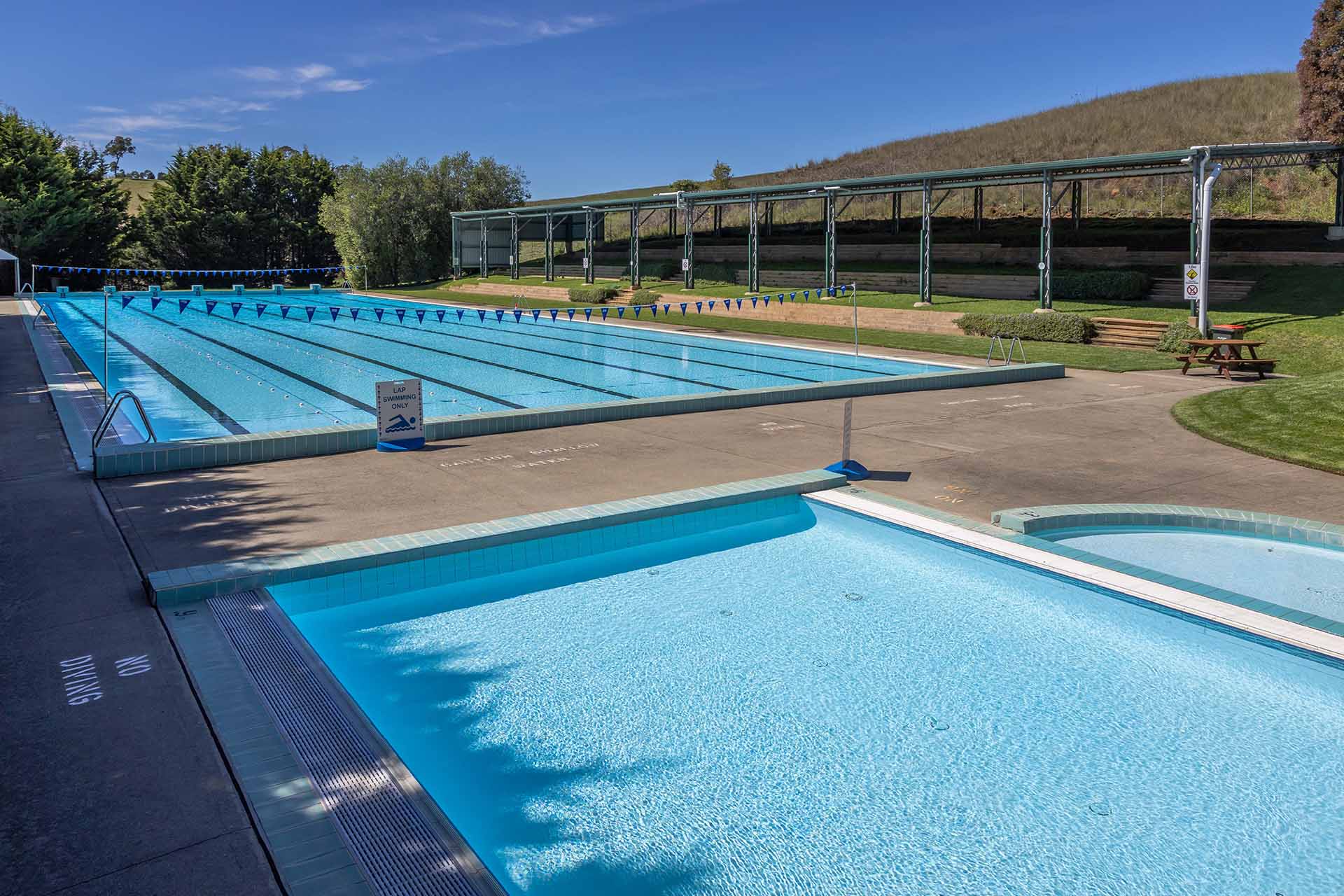 Candelo swimming pool, family friendly