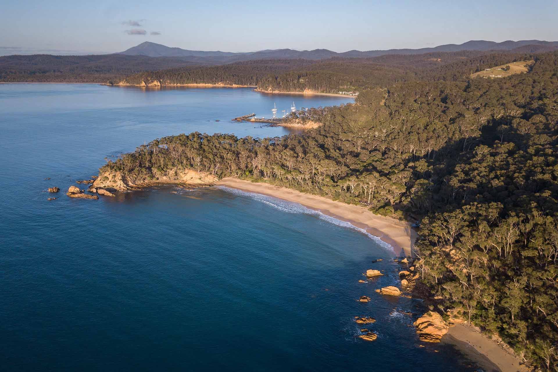 Bungo Beach, Bundian Way Story Trail walk in Eden, Sapphire Coast NSW
