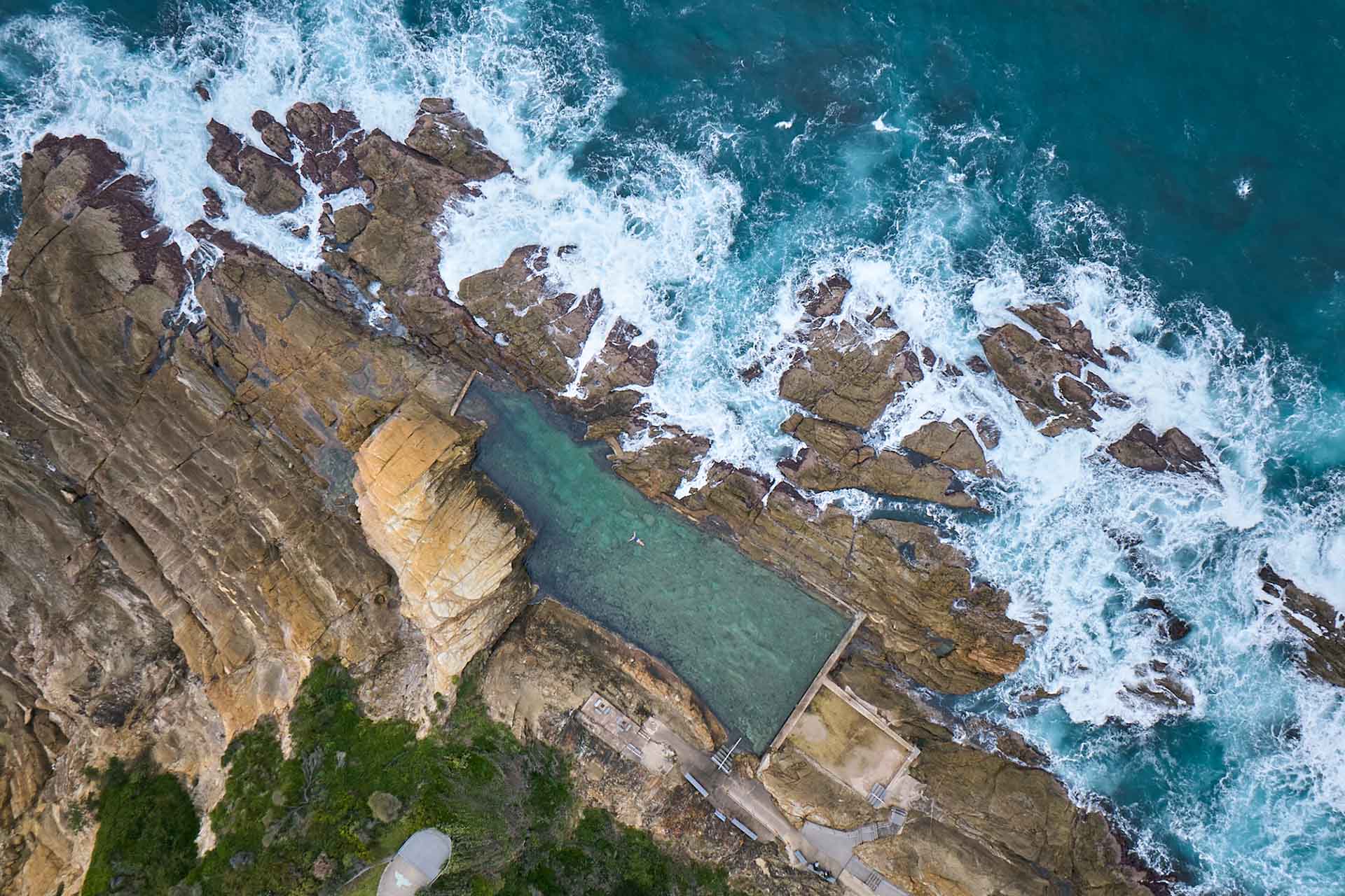 Bermagui blue pool, Sapphire Coast NSW - rockpool