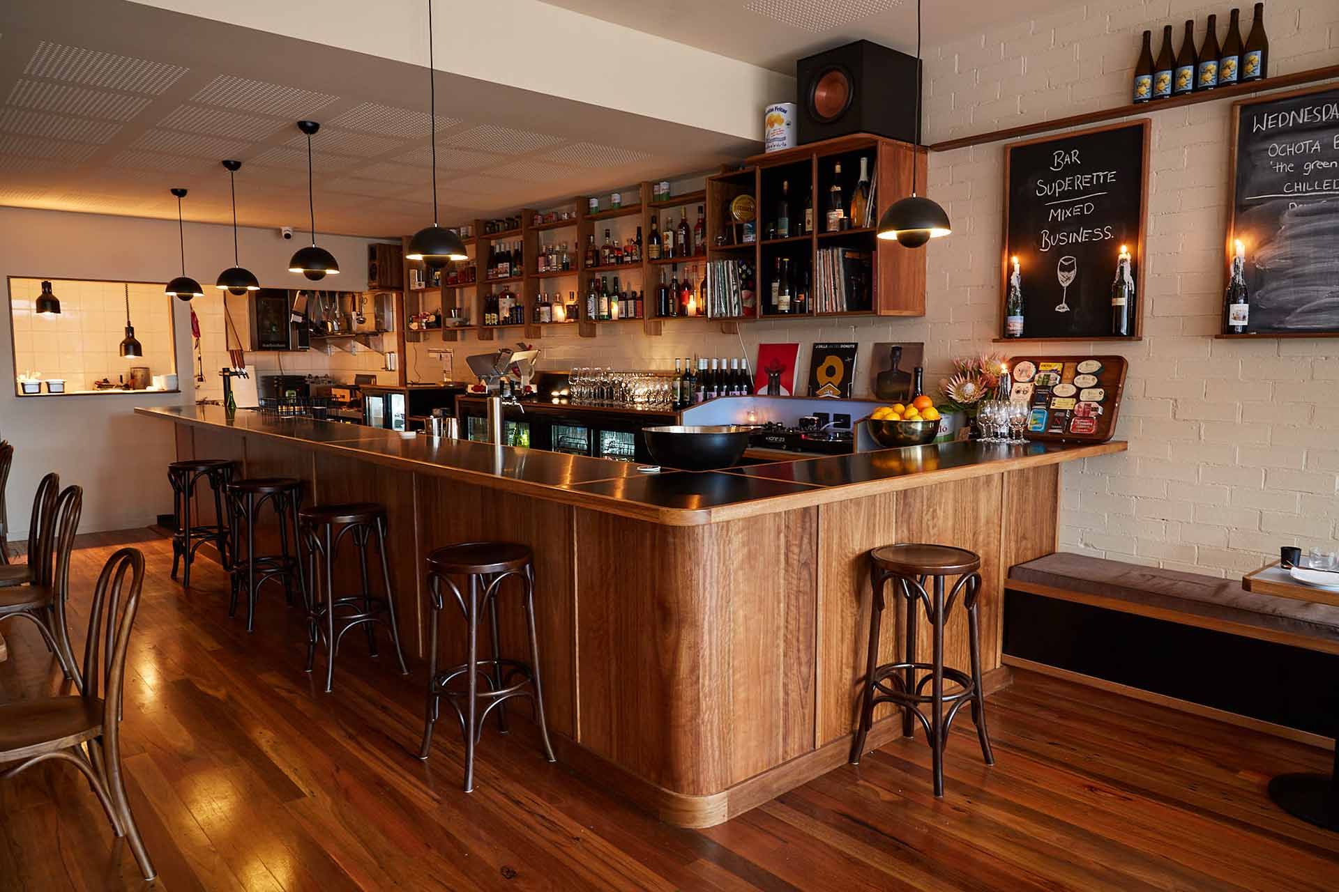 Wine bar in Merimbula, NSW - Bar Superette