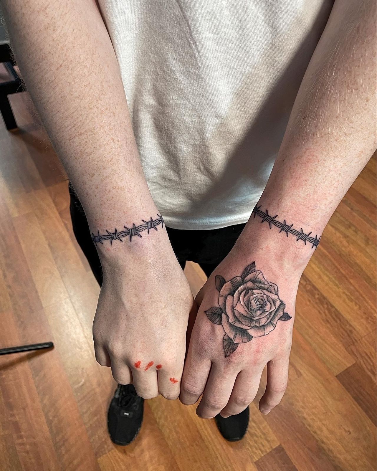 Rose Hand - Manhattan, NY - Studio 28 Tattoo