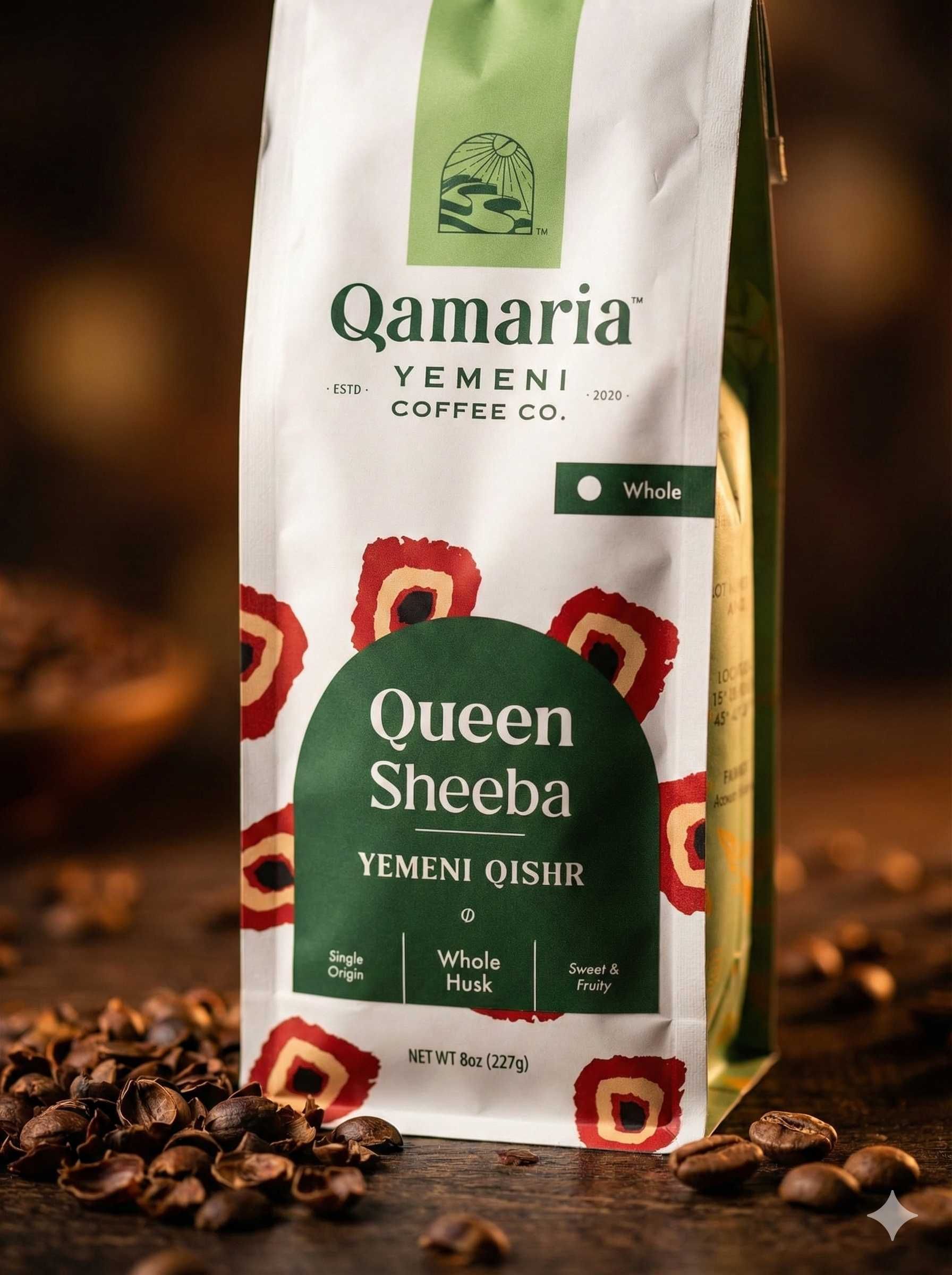 Bag of Qamaria Yemeni Coffee, 