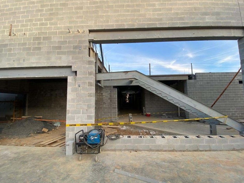 Stairs Of A Building In Progress Work
