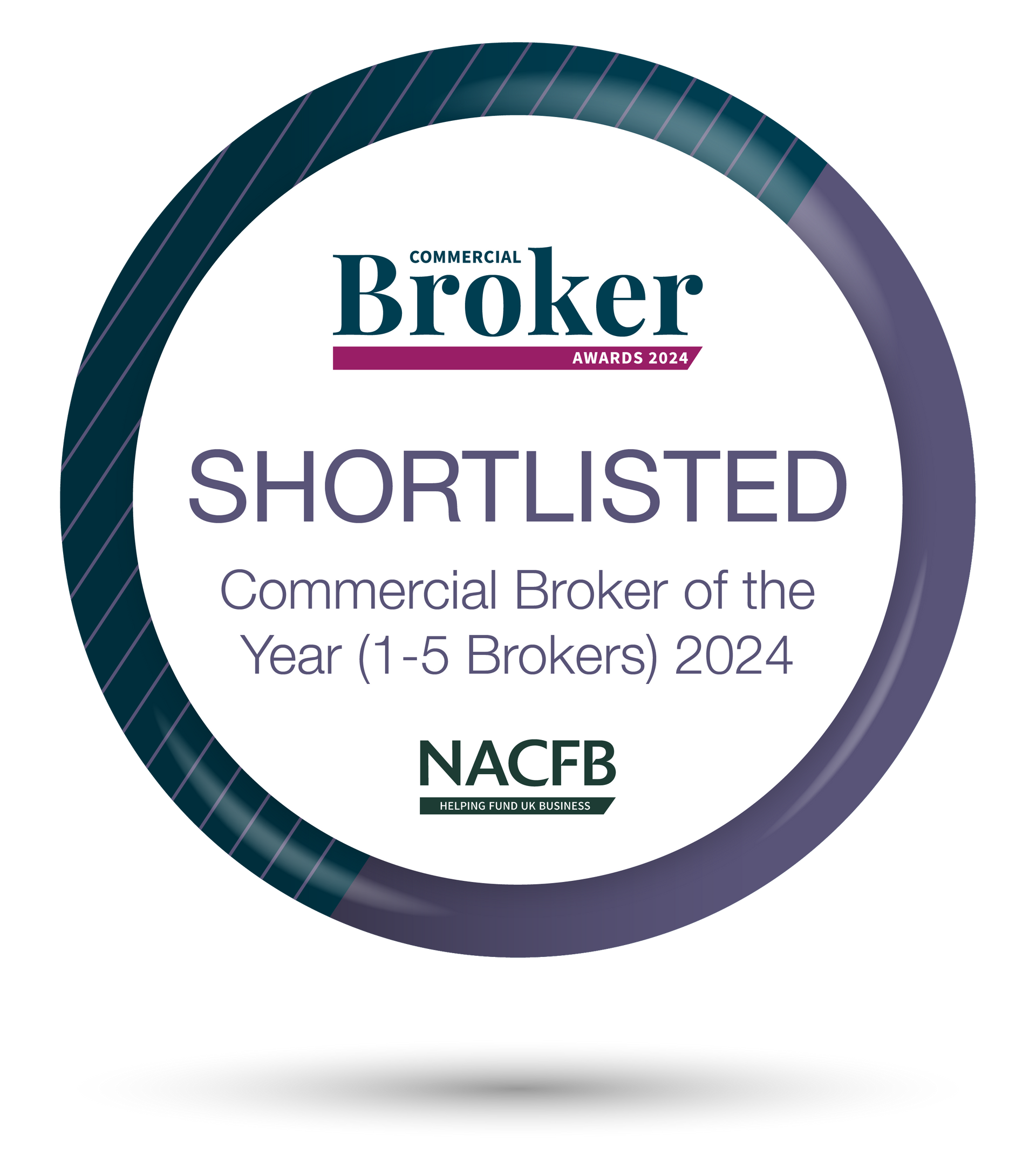 A circle with the word broker on it