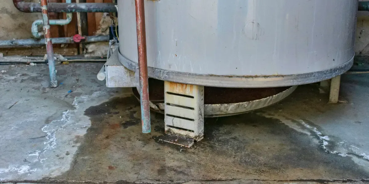 water heater leaking