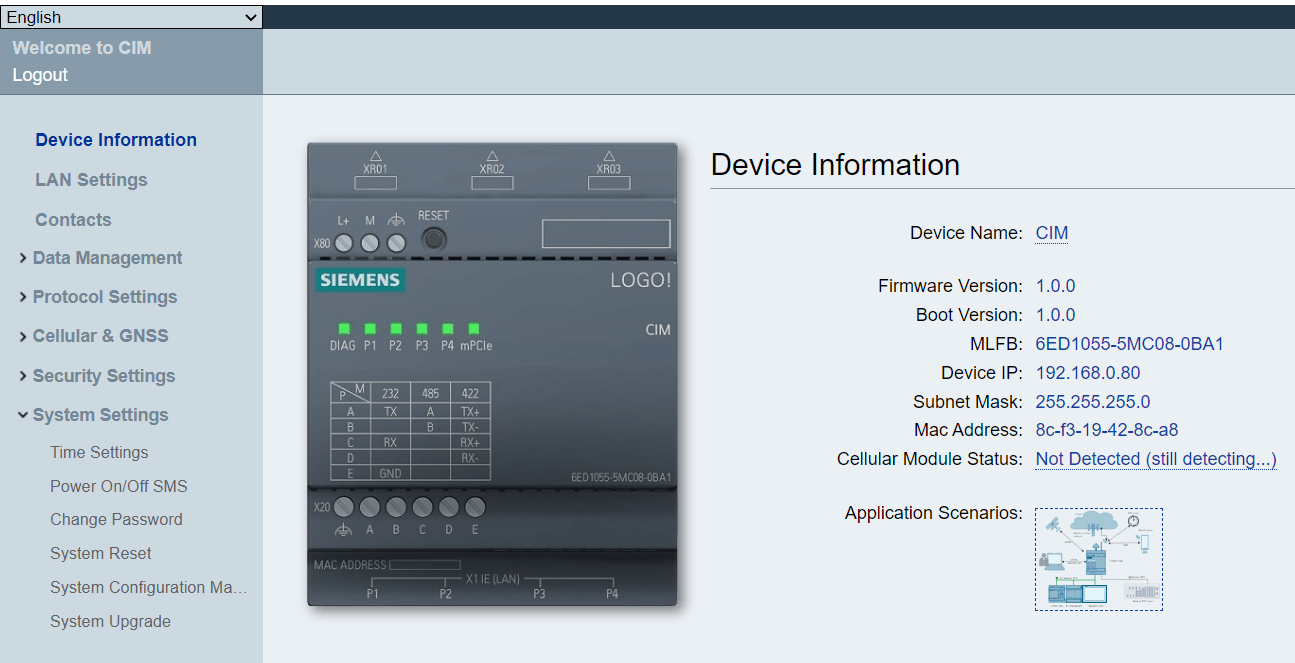 Siemens Logo! CIM. Modbus TCP/IP, RTU RS485