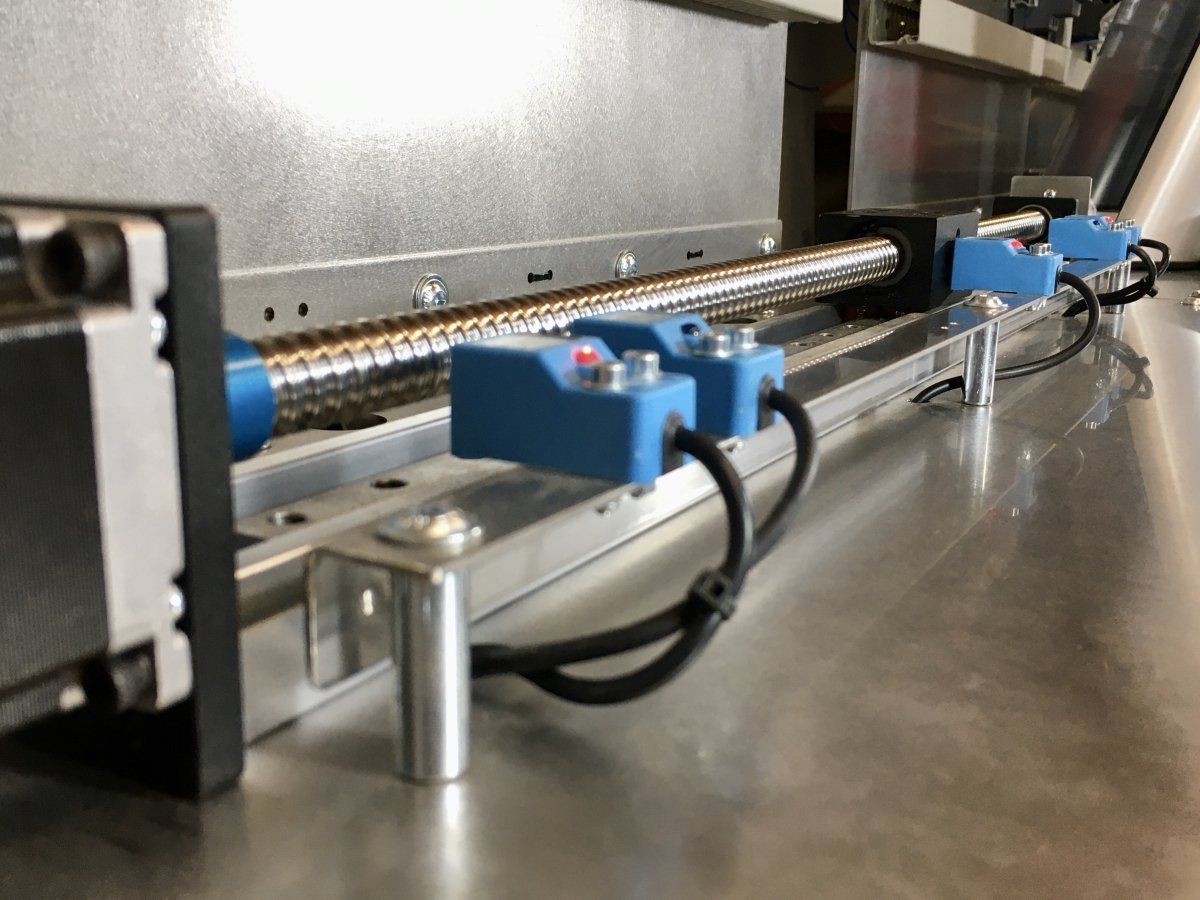 Stappenmotor besturing met Siemens Logo.