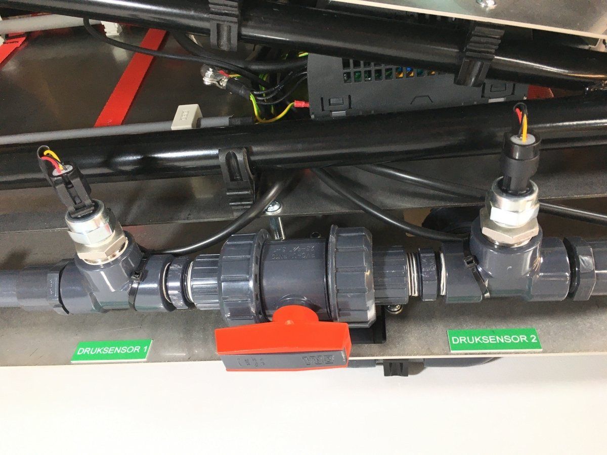 verschildruk meten (lambda) met Siemens Logo.