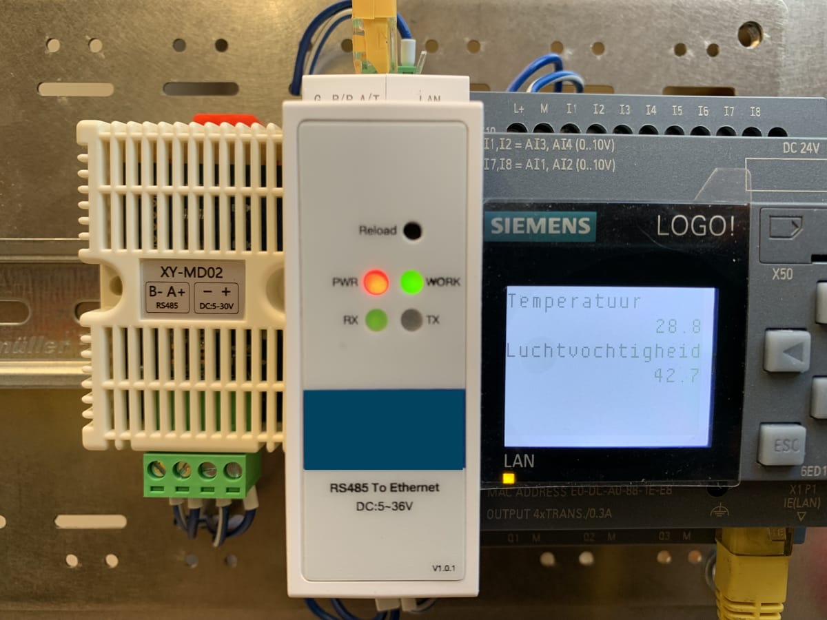 Siemens Logo Modbus TCP /IP RTU RS485