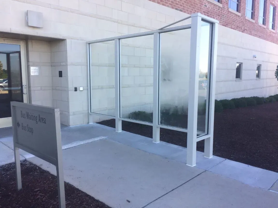 A building with a sign that says ' wright ' on it