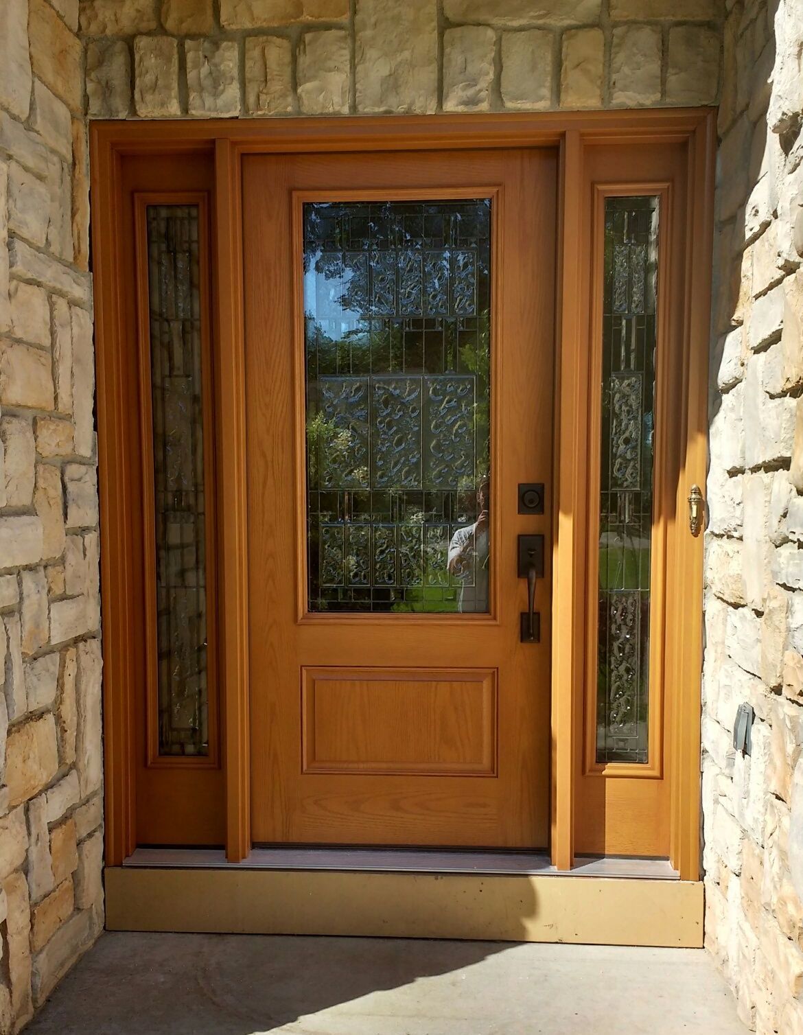 newly installed front door