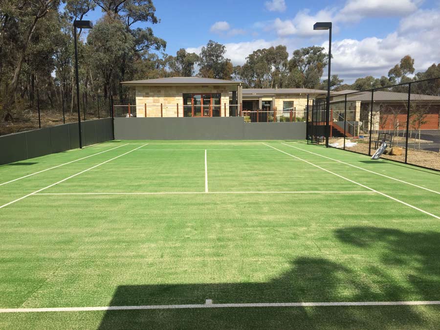 sports court landscaping