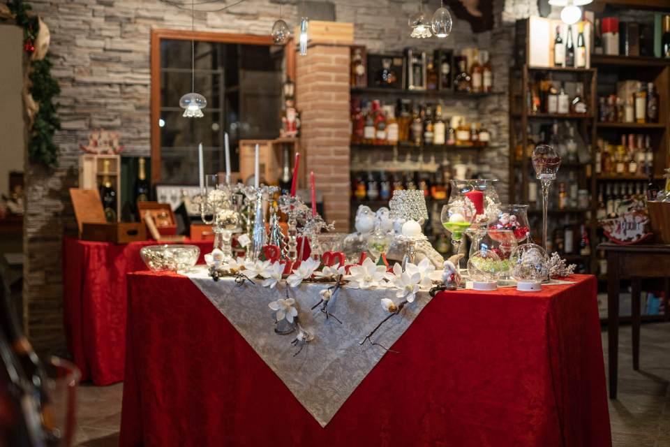 Decorazioni con prodotti tipici