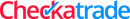 Checkatrade logo: red and blue text, blue checkmark integrated into the