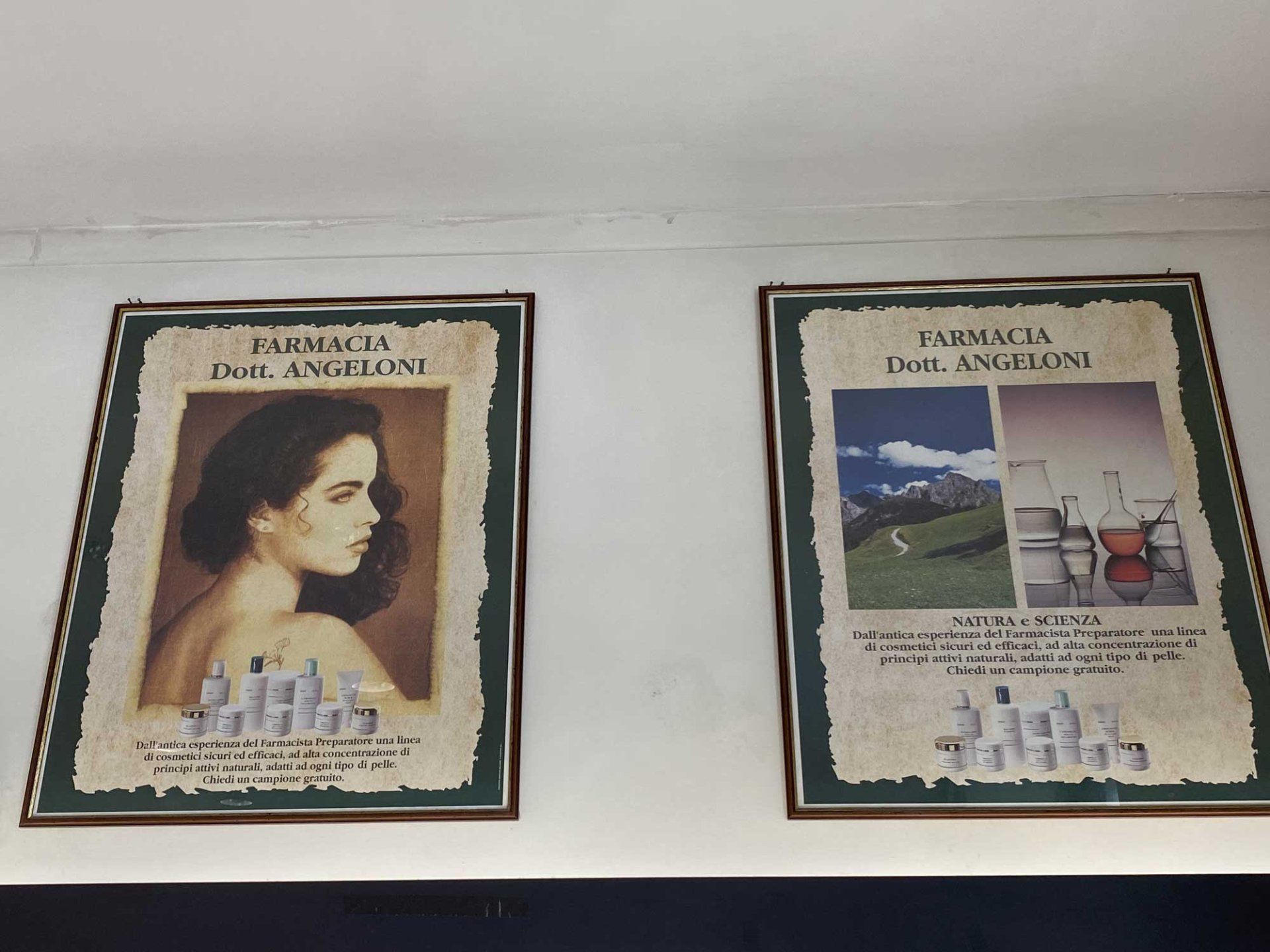 stampe con prodotti farmaceutici e dermocosmetici