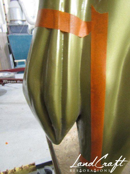 Top Cow statue fiberglass damage