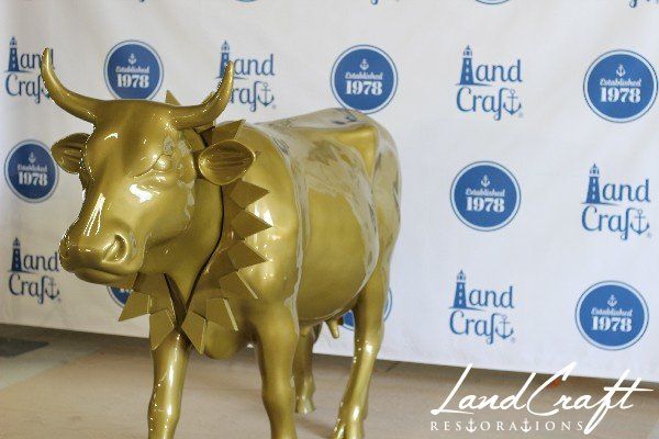 Top Cow art piece statue that has been fully restored structurally and refinished in custom color matched paint