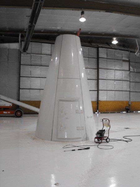 VOR antenna shelter