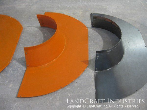 Fiberglass shroud custom manufactured by LandCraft