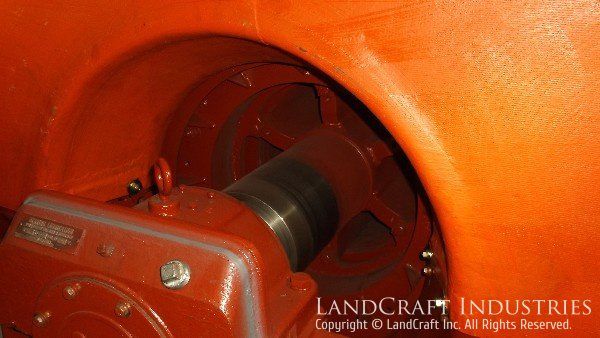 Fiberglass shroud custom manufactured by LandCraft