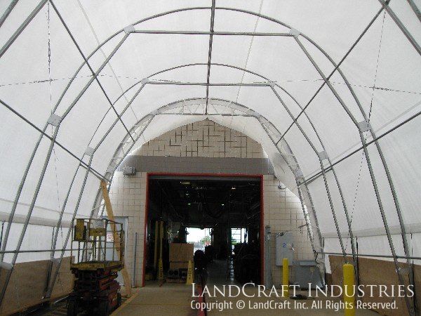 Custom on-site shelter built by LandCraft