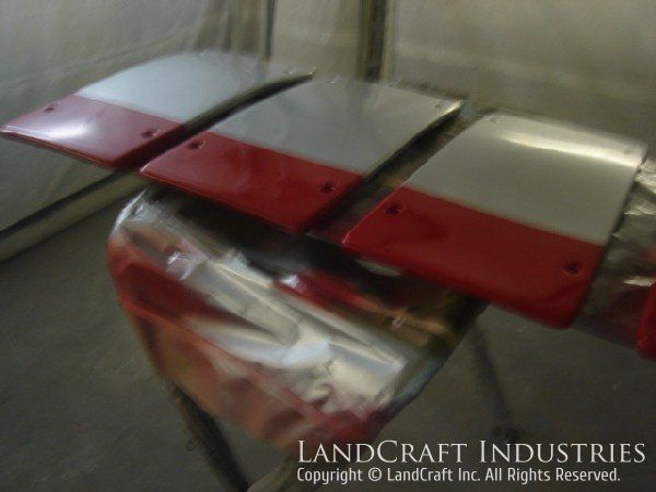 OHare Airport trolley car repair and refinishing