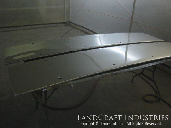 OHare Airport trolley car repair and refinishing