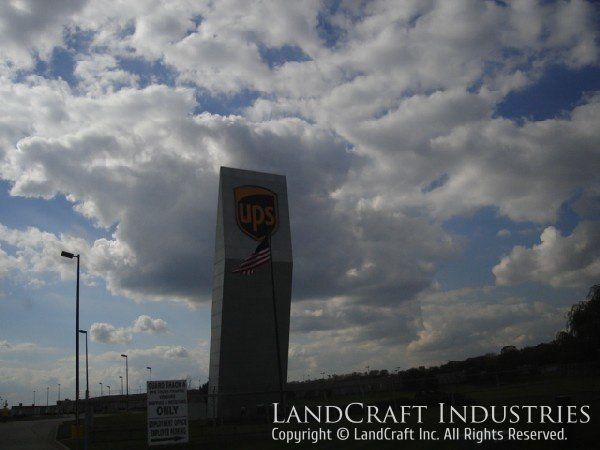 UPS facility entrance