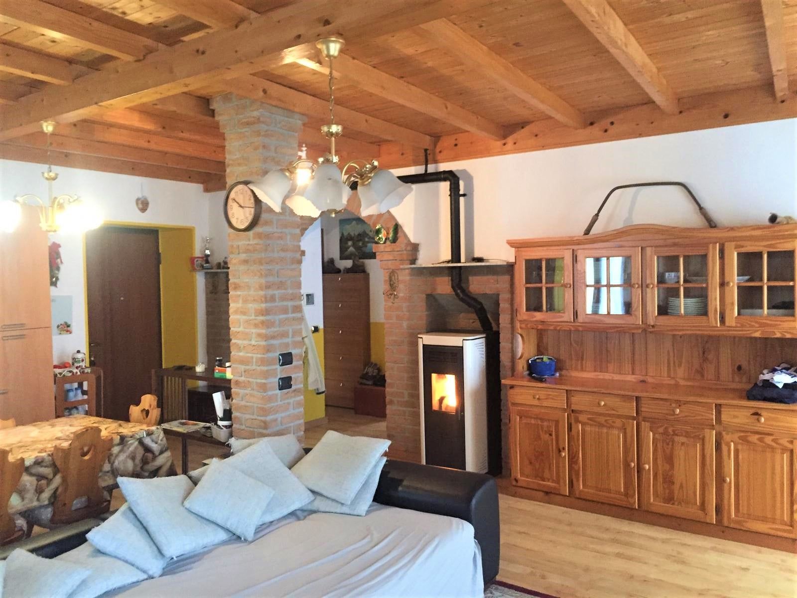 zona giorno di una casa in vendita