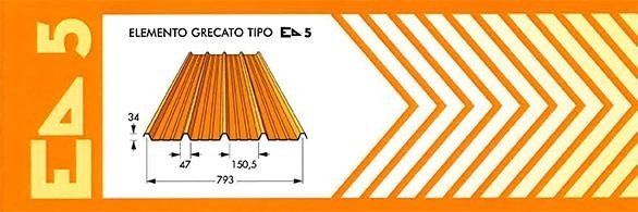 specifiche tecniche lamiera grecata E5