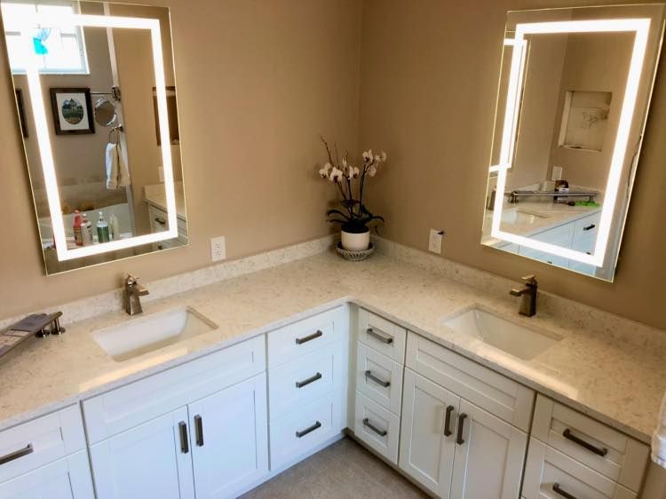 His and hers new comfort room installed