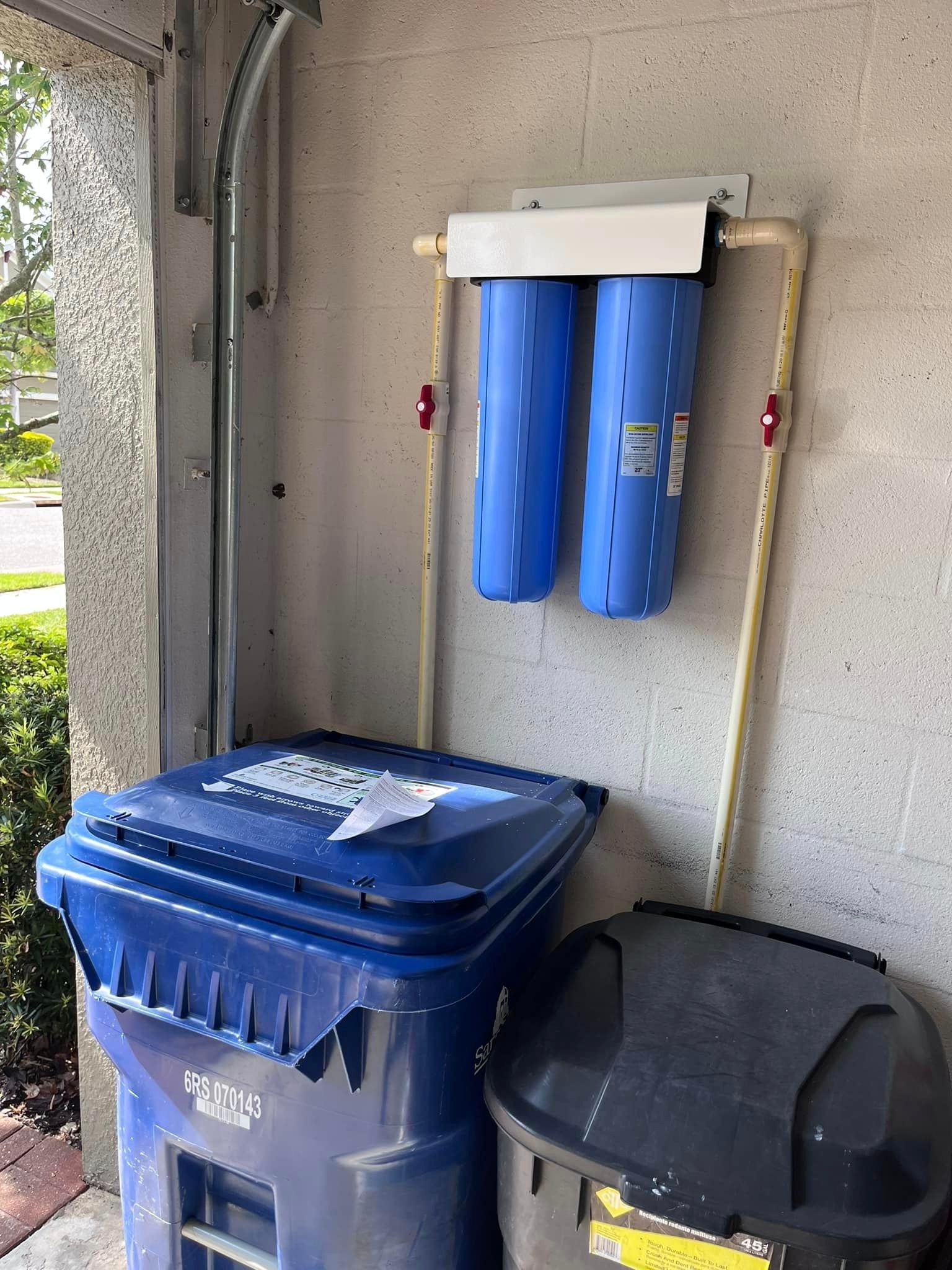 Pentair 20” Big Blue filter system