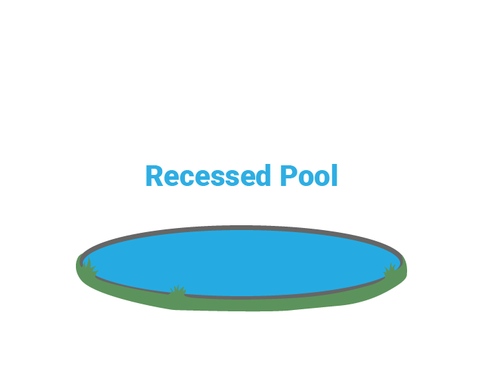 Recessed Pool Illustration