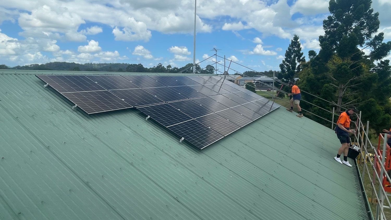 Solar Panels Installed By Electrician In Ballina On Roof
