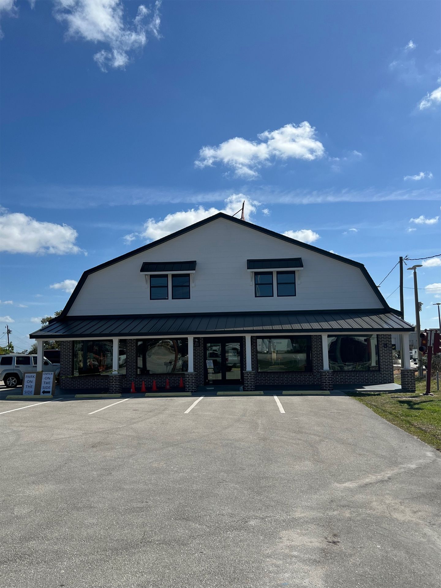 Local Storefront With Metal Roofing