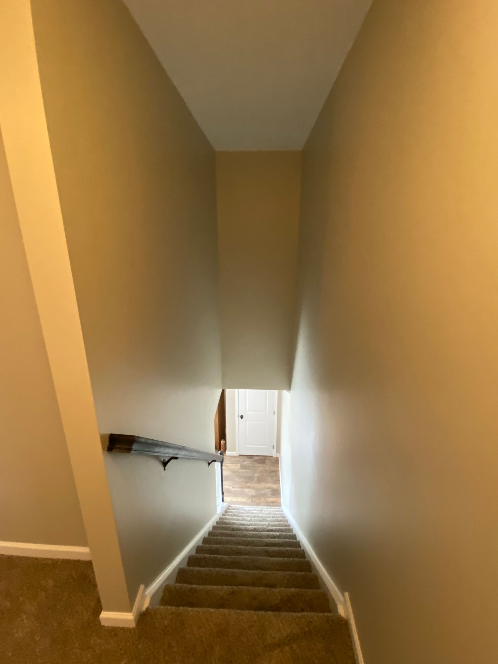 A staircase leading up to the second floor of a house.