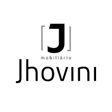Um logotipo em preto e branco para uma empresa chamada j hovini.