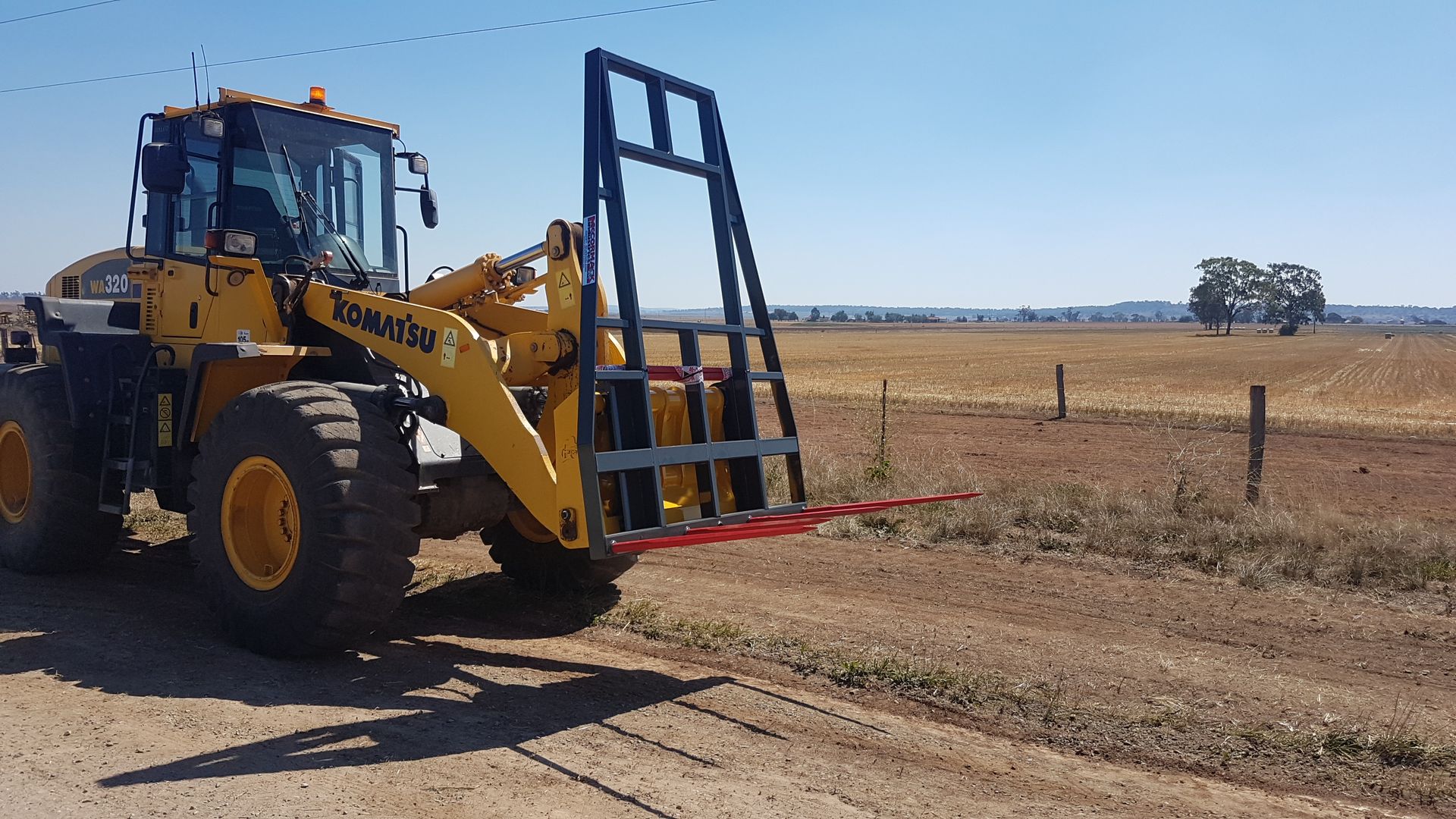 Bale Fork on Wheel Loader
