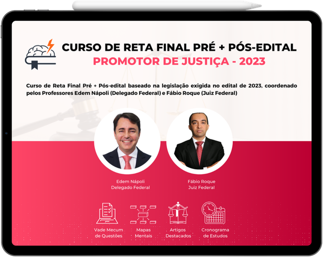 MP/ PR - Promotor de Justiça - Reta Final para o concurso do MPPR - (2023)