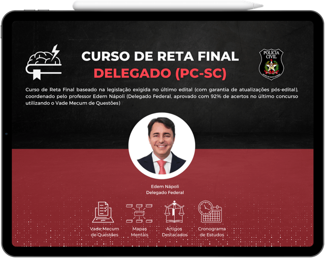 delegado de policia 2023 pre edital Curso Concurso Preparatório