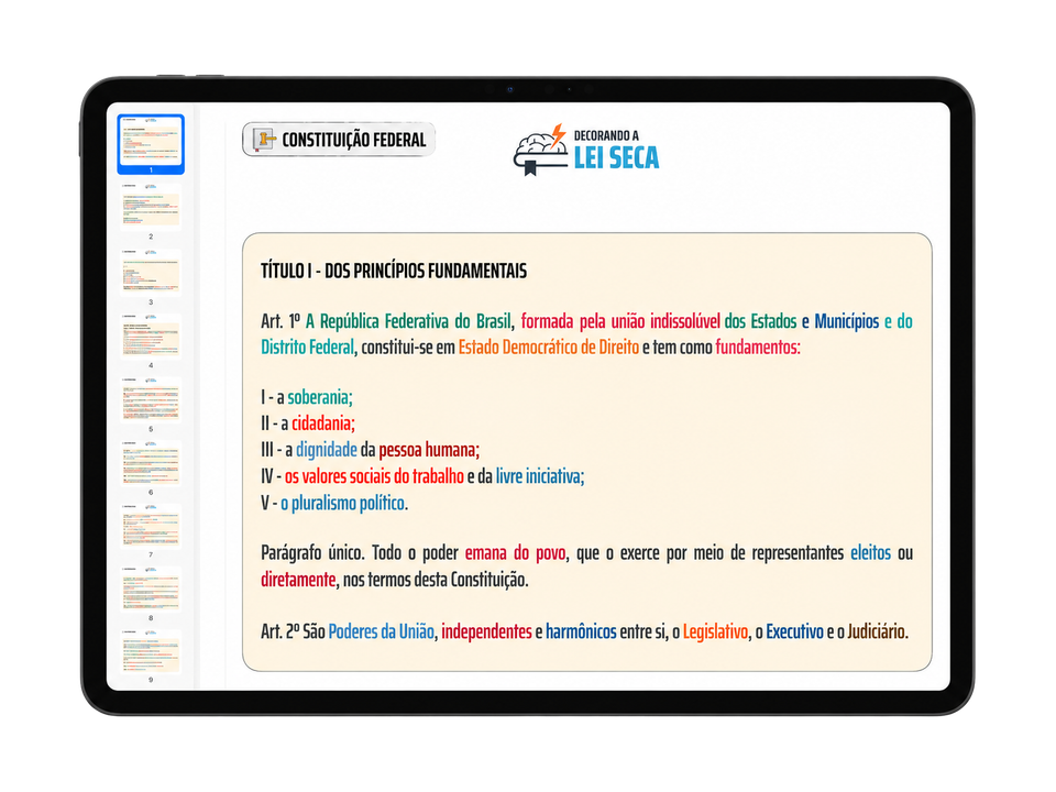 Flash Cards no tablet